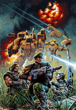 La 13ª Legión Penal en combate contra los Tau.