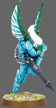Miniatura eldar halcon cazador laser
