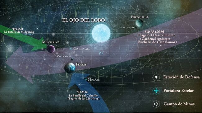 Mapa sistema fenris traducido