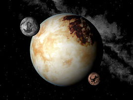 Planeta desierto lunas