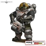 Cabezahierro Squat de Necromunda