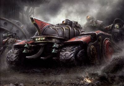 Mechanicus macrocarid vehiculo explorador
