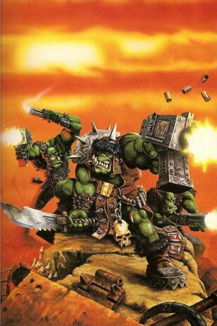 Artwork, Copyright Games Workshop, Gorkamorka, Orks, Retro Review, White Dwarf