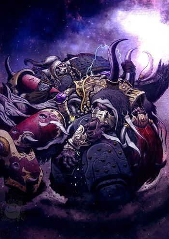 Leman Russ derrota a Magnus el Rojo Prospero