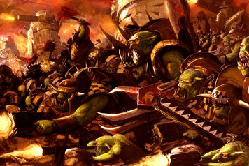 Orkoz Chicoz waaagh warhammer 40k wikihammer color