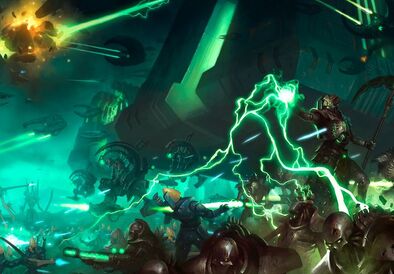 Necrones vs eldars alaitoc planeta carnac