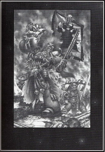 Sargento de los Garras Sangrientas, por Mark Gibbons.