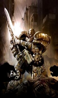 Caos guerreros de hierro leal espada energia
