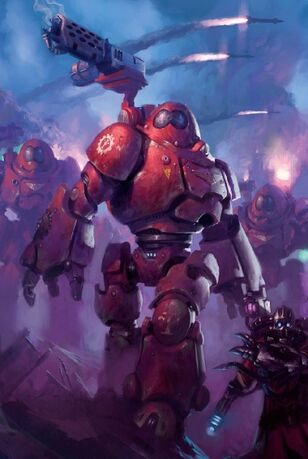 Mechanicus robots kastelan y su forjador de datos