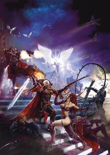 Sororitas vs eldars oscuros bruja