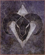 Emblema de las Cohortes 1ª-10ª (Carneros Saturninos).
