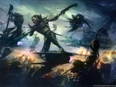 Drukhari Drukhari vs Orkos