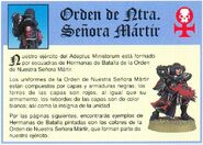 Esquema de la Orden de Nuestra Señora Mártir.