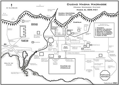 Mapa ciudad magna macragge