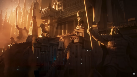 El Palacio Imperial durante la Herejía de Horus