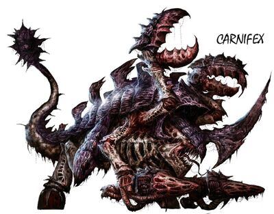 Tiranidos arte carnifex