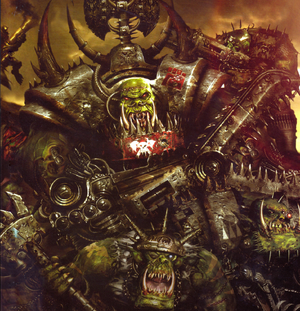 Kaudillo Orko orks color warhammer 40k wikihammer