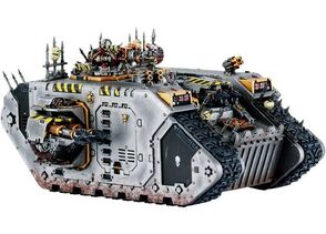 Miniatura caos Land Raider guerreros hierro