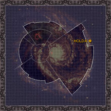 Mapa Galaxia planeta Holda