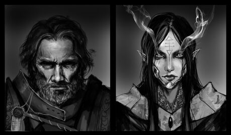 Retratos de inquisidor y eldar