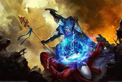Eldar brujo ritual joya espiritual