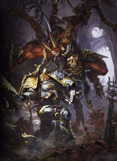 Primarca guilliman vs principe demonio