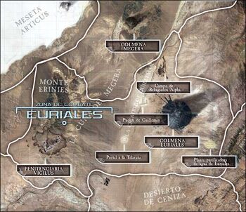 Mapa Euriales planeta medusa V wikihammer