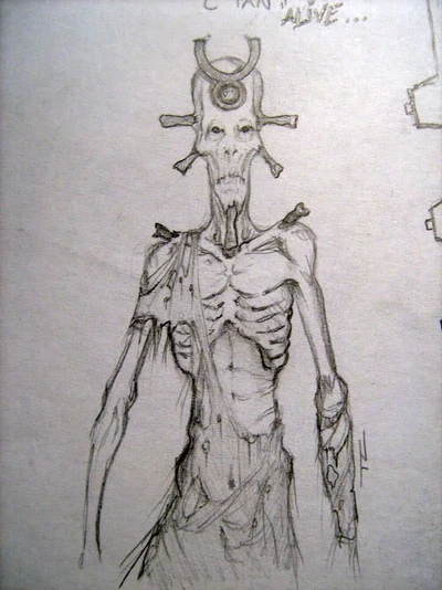 Posible aspecto de los Necrontyr antes de la Biotransferencia.