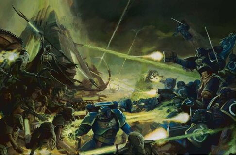 Ultramarines VS necrones