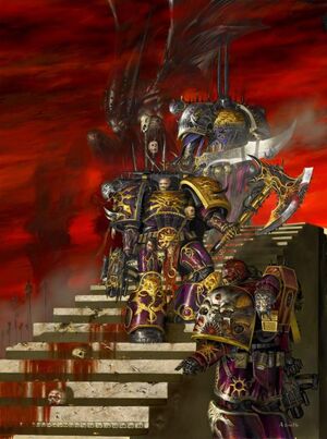 Caos hijos del emperador sirvientes slaanesh
