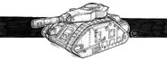 Un Leman Russ modelo Septima sin ninguna mejora