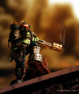 Kema kema orko lanzallamas ork warhammer 40k wikihammer