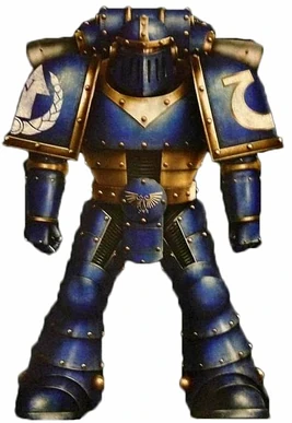 Esquema Ultramarines Servoarmadura Mk. II Cruzado
