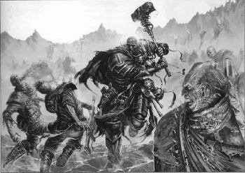 Inquisidor Leonid Osma Martillo Demonio Ordo Malleus