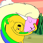 Jake y Arcoiris/Lady Arcoiris (Adventure Time)