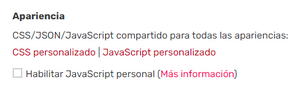 CSS y JS (preferencias)