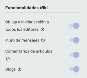 Panel de administración (funcionalidades)