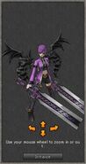 An Asuka with a full Purple Devil Hunter's Set.