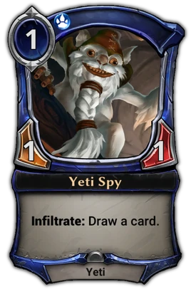 Yeti Spy card