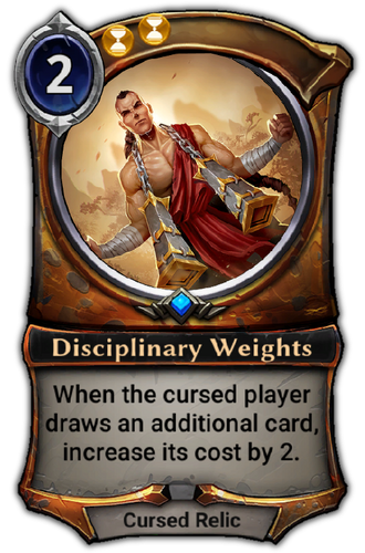 Disciplinary Weights card