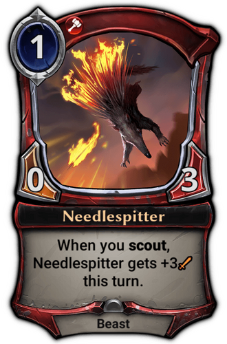 Needlespitter card