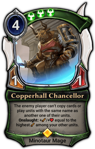 Copperhall Chancellor card