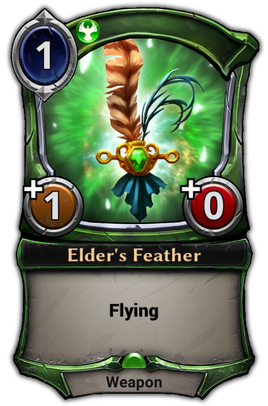 Elder&#39;s Feather card