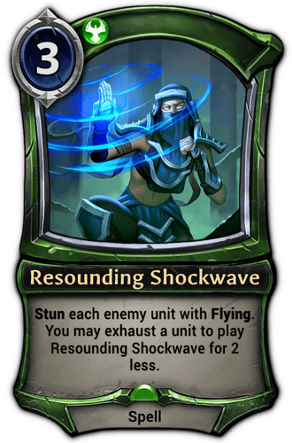 Resounding Shockwave card