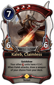 Kaleb, Claimless