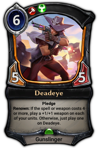 Deadeye card