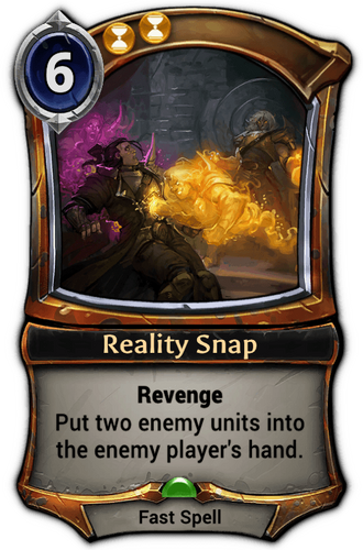 Reality Snap card