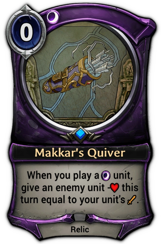 Makkar's Quiver (campaign card) Eternal Card Game Wiki Fandom