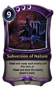 Subversion of Nature