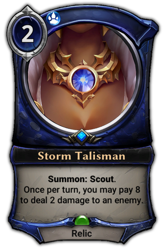 Storm Talisman card